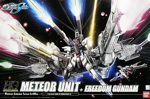 BANDAI HOBBY HG 1/144 #16 Meteor Unit + Freedom Gundam - Mobile Suit Gundam SEED