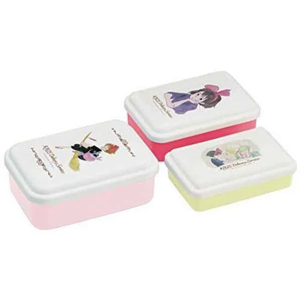 Skater KIKI Watercolor Sealed Container 3Pc Set - Kiki's Delivery Service