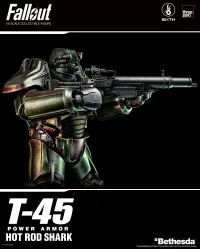 threezero 1/6 T-45 Hot Rod Shark Power Armor - Video Games - photo 10