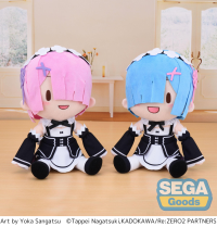 Fuwapetit Re:ZERO -Starting Life in Another World- Plush Rem (L) 4
