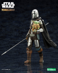 ARTFX+ MANDALORIAN & GROGU with Beskar Staff 9