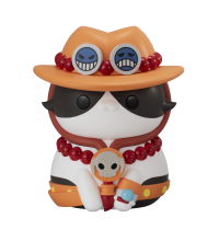 MEGA CAT PROJECT ONE PIECE Nyanto! The Big NYAN PIECE Series Portgas D. Ace 1