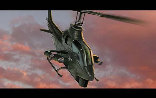 Aoshima BATTLE ROTOR: 1/100 COBRA - Scale Kits