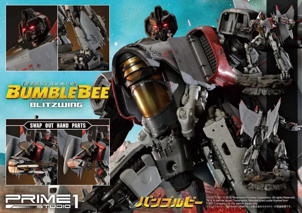 Prime 1 Studio Museum Masterline Transformers: Bumblebee (Film) Blitzwing - Transformers