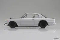 Aoshima KPGC10 SKYLINE HT GT-R 1970 Silver - Scale Kits - photo 4