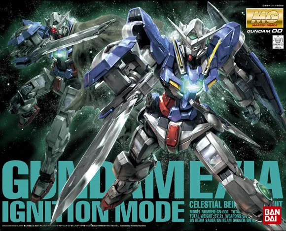 BANDAI HOBBY MG 1/100 Gundam Exia (Ignition Mode) - Mobile Suit Gundam 00