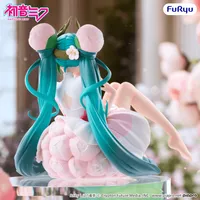 FuRyu Hatsune Miku Noodle Stopper Figure -Flower Fairy White Plum Blossom- - Hatsune Miku - photo 3