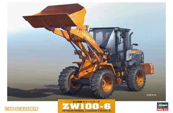 Hasegawa [WM04] 1:35 HITACHI WHEEL LOADER ZW100-6 - Scale Kits