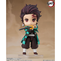TANJIRO KAMADO (NICHIRIN SWORD with RENGOKU'S HANDGUARD) "Demon Slayer: Kimetsu no Yaiba", TAMASHII NATIONS Figuarts mini 1