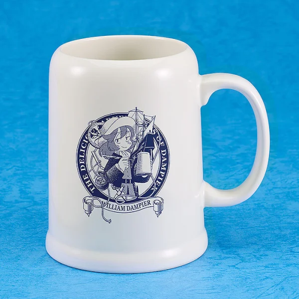 GOOD SMILE COMPANY Ceramic Beer Mug With Original Illustration - The Delicious Adventures of Dampier
