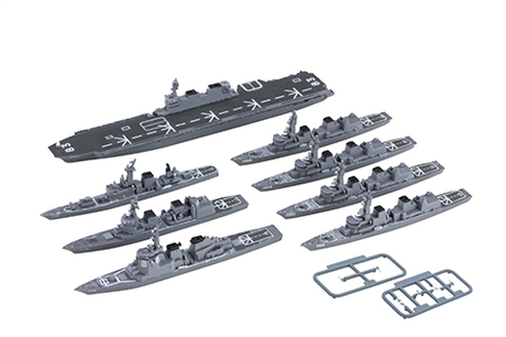 [NWC-30 EX-1] 1/3000 JMSDF Escort Flotilla 1 Special Version (w/Shipboard Helicopter)