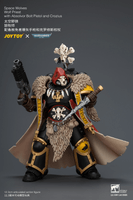 Space Wolves Wolf Priest with Absolvor Bolt Pistol and Crozius 14
