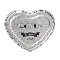 GoodSmile Moment Needy Streamer Chinese Restaurant Series Heart-Shaped Pinback Button OMGkawaiiAngel - NEEDY STREAMER OVERLOAD - photo 4
