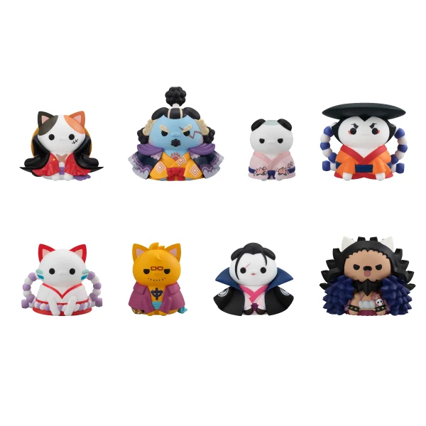 MegaHouse MEGA CAT PROJECT ONE PIECE Nyan Piece Nyan！ver. Luffy in Wano Kuni(Repeat) (1pc / 8pc per box) - ONE PIECE