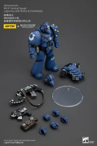JOYTOY Ultramarines MK VI Tactical Squad Legionary with Bolter& Chainblade - Warhammer 40K - photo 3