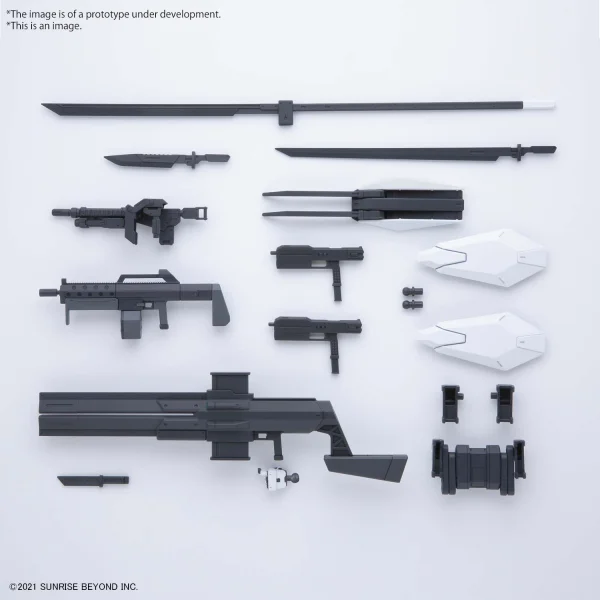 BANDAI HOBBY HG 1/72 AMAIM Warrior at the Borderline Weapon Set - AMAIM Warrior at the Borderline