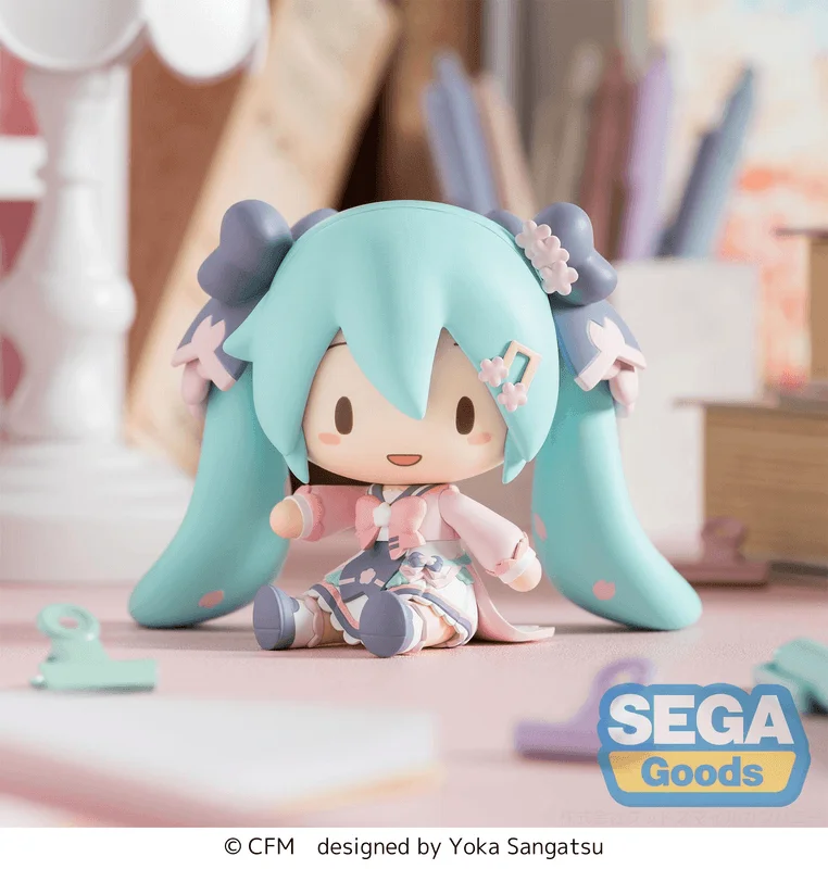 SEGA fuwa petit "Hatsune Miku Series" Chibi Figure "New Semester" - Hatsune Miku