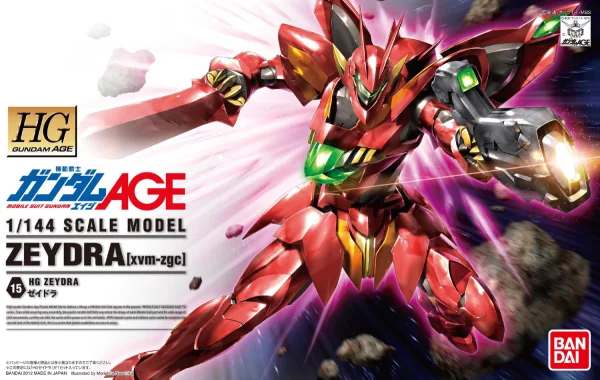 BANDAI HOBBY HG 1/144 #15 Gundam Age Zeydra - Mobile Suit Gundam AGE