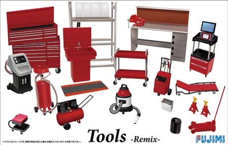 Fujimi [GT-28] 1/24 Tools remix - Kit Accessories