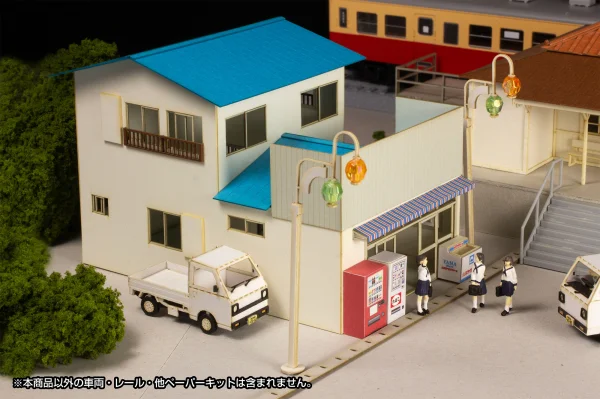 PLUM PMOA 1/80 Scale Paper kit Town Corner Accessory Series Store 「General Store」 - Scale Kits