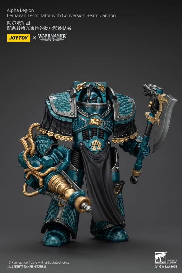 JOYTOY Alpha Legion Lernaean Terminator with Conversion Beam Cannon - Warhammer 40K