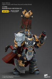 Space Wolves Legion Praetor with Power Axe and Combat Shield 6