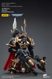 JOYTOY Chaos Space Marines Black Legion Chaos Lord in Terminator Armour - Warhammer 40K - photo 5