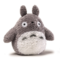 9" Grey Fluffy Medium Totoro Plush "My Neighbor Totoro" 1