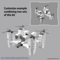 30MM 1/144 Extended Armament Vehicle (TILT ROTOR Ver.) 3