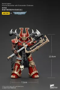 JOYTOY World Eaters Khorne Berzerker with Eviscerator Chainaxe - Warhammer 40K - photo 4