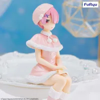 FuRyu Re:ZERO -Starting Life in Another World-　Noodle Stopper Figure -Ram Snow Princess Pearl Color ver.- - Re:ZERO -Starting Life in Another World- - photo 3