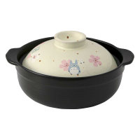 Totoro Traditional Japanese Series - Earthen Pot (Sakura/Cherry Blossom) 1