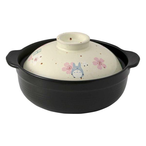 Totoro Traditional Japanese Series - Earthen Pot (Sakura/Cherry Blossom)