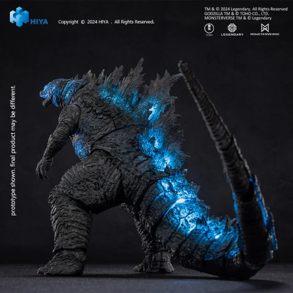 HIYA TOYS Exquisite Basic+ Series None Scale 7 Inch Heat Ray Godzilla Light Ver. - Godzilla