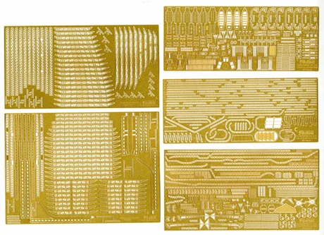 Fujimi [1/350-No11 EX-1] 1/350 Photo-Etched Parts Set for IJN Aircraft Carrier Kaga - Kit Accessories