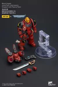JOYTOY Blood Angels Jump Pack Intercessors Sergeant With Plasma Pistol - Warhammer 40K - photo 6