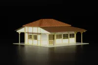 PLUM PMOA 1/150 Scale Paper kit Station(Kominato Railway) - Scale Kits - photo 12