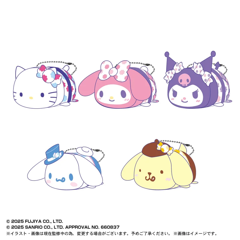 MAX LIMITED Milky×SANRIO POTE KORO MASCOT (5pc per box) - Sanrio