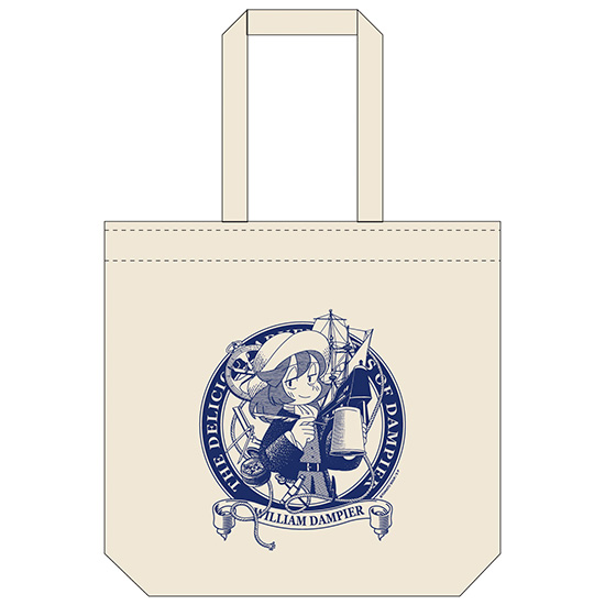 Canvas Zipped Pocket Tote With Original Illustration