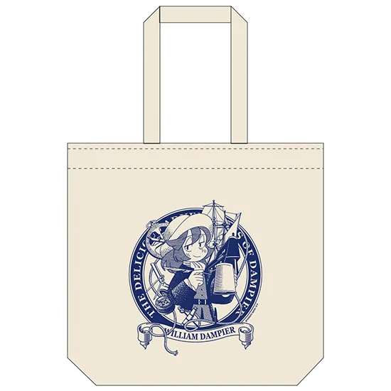 GOOD SMILE COMPANY Canvas Zipped Pocket Tote With Original Illustration - The Delicious Adventures of Dampier