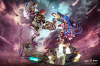 League Of Legends - Jinx & Vi 1:6 Scale Statue Bundle 3