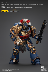 Ultramarines Relic Secundus Armour with Artificer bolt rifle, chainsword and bolt pistol 6