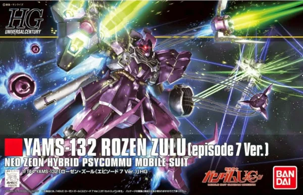 BANDAI HOBBY HGUC 1/144 Rozen Zulu (Episode 7 Ver) - Mobile Suit Gundam Unicorn / Narrative
