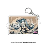 Presence CO., LTD. Katsushika Hokusai x Hatsune Miku Clear Acrylic Keychain - Hatsune Miku - photo 8