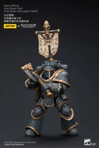 JOYTOY Space Wolves Grey Slayer Pack Grey Slayer With Legion Vexilla - Warhammer 40K - photo 6