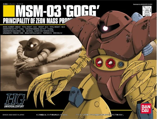 BANDAI HOBBY HGUC 1/144 #08 Gogg - Mobile Suit Gundam