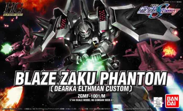BANDAI HOBBY HG 1/144 #51 Blaze Zaku Phantom (Dearka Elsman Custom) - Mobile Suit Gundam SEED Destiny
