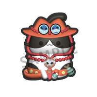 MEGA CAT PROJECT ONE PIECE Nyan Piece Nyan！Rubber Clip 6