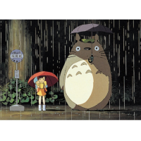 108-203 Totoro Rain Bus Stop Petite Puzzle 2
