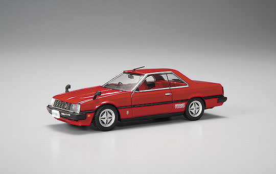 DIECAST MODEL CAR: 1/43 SKYLINE HT 2000 TURBO GT-E?S (KHR30) ['81] (RED)